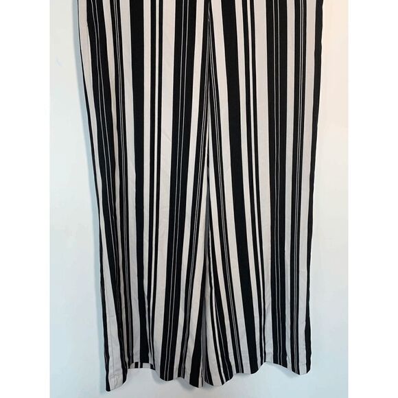 New York & Co Stretch Striped Wide Leg Trouser Pant - Picture 3 of 10